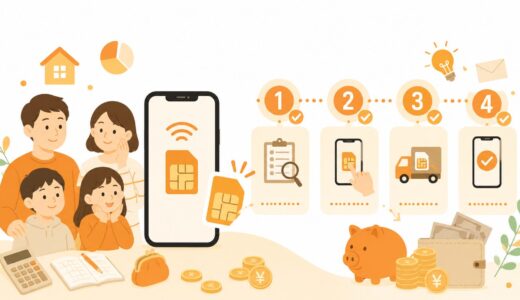 ドコモからmineoへ乗り換える手順を実体験ベースで解説｜家族4人でもネット完結できた流れ