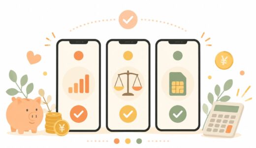 【3社比較】mineo・楽天モバイル・日本通信SIMを比べて我が家がmineoを選んだ理由