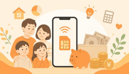【実体験】ドコモから家族4人でmineoに乗り換えて月1万円節約できた話｜手続きはネット完結